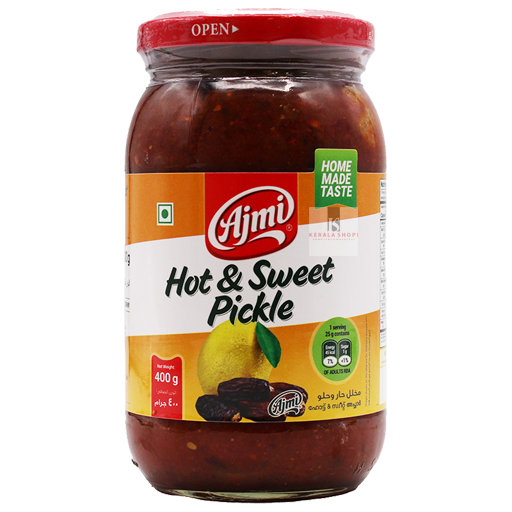 Hot and Sweet Pickle/ Lime and dates Pickle400g - Ajmi