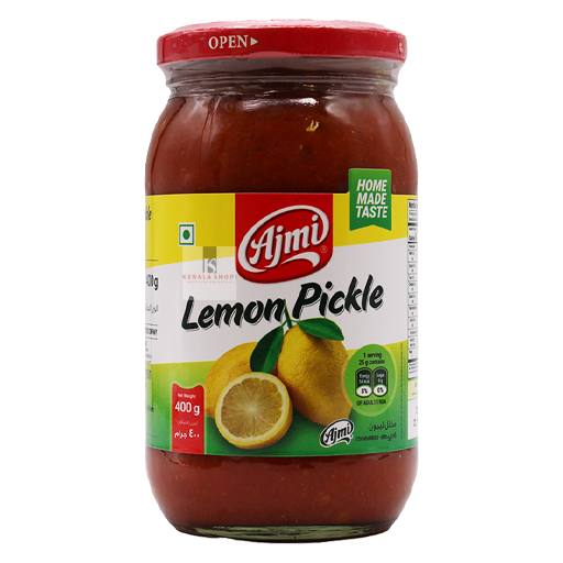 Lemon or Lime Pickle, 400g - Ajmi