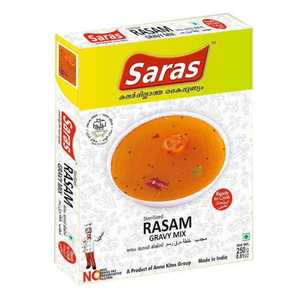 Buy 1 Get 1 Free Rasam Gravy Mix, 250g- Saras