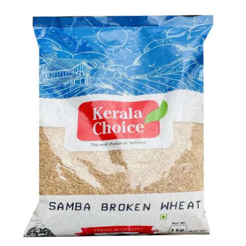 Samba Broken Wheat, 1kg- Kerala Choice