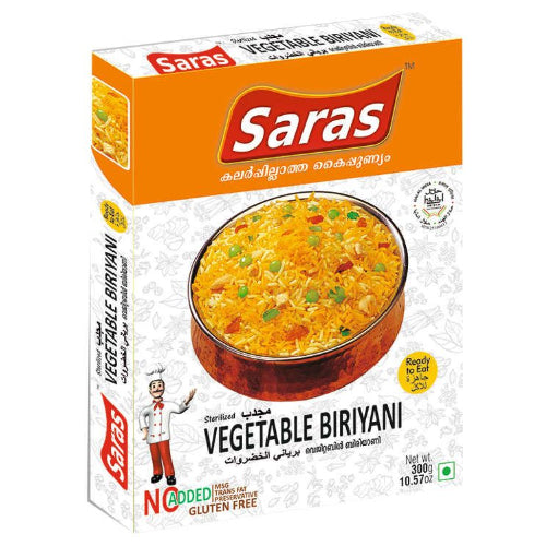 Buy 2 for £4.18, Ready to Eat Vegetable Biriyani, 300g - Saras