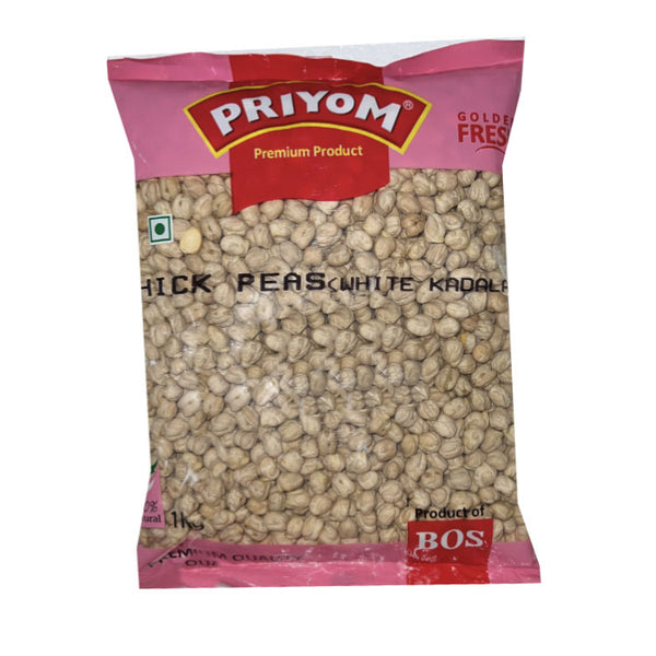 White Kadala / Chick Peas, 1kg - Priyom