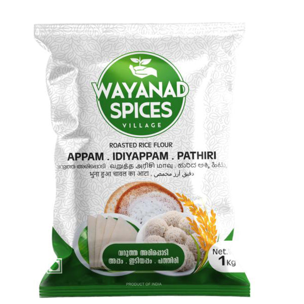 Rice Powder - Appam Idiyappam Pathiri Podi,1kg- Wayanad Spices