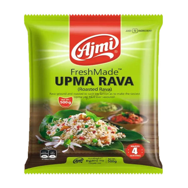 Fresh Made Upma Rava or Roasted Rava, 1kg - Ajmi