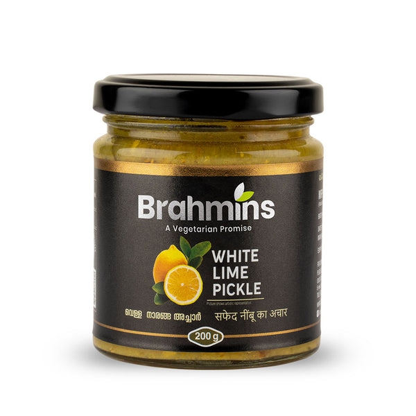 White Lime Pickle, 400g - Brahmins