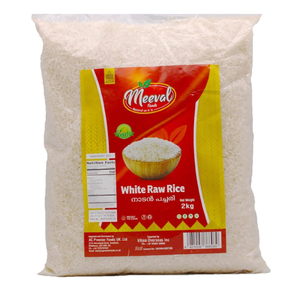 White Raw Rice/Nadan Pachari  - Meeval